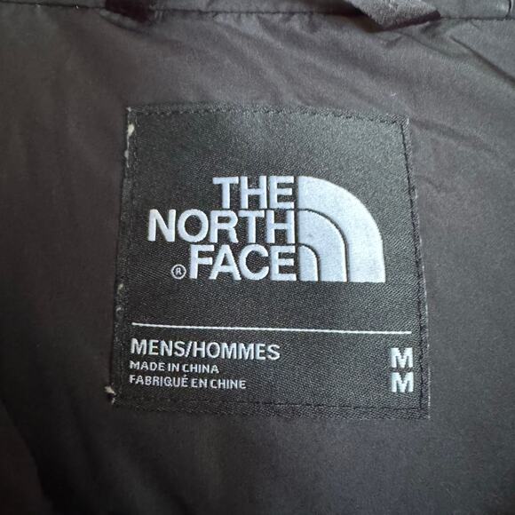 The North Face Gotham Jacket III Winter Coat Hood Heavy Warm Men's Medium Brown - Picture 7 of 9